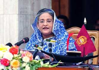 शेख हसीना ने खालिदा जिया को मैदान में आकर मुकाबला करने की चुनोती दी