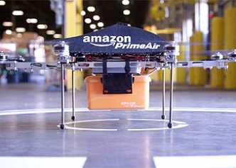 अमेजॉन वेबसाइट से ऑनलाइन शॉपिंग पर ड्रोन 30 मिनट में पहुंचाएगा सामान